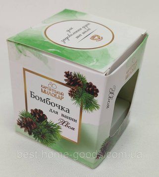 Бомбочки для ванни з ароматом хвої, органічні кульки для ванни, натуральний SPA догляд з ароматом хвойного лісу, релакс 0073 фото