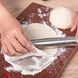 Качалка из нержавеющей стали 43 см для теста и мастики | Профессиональная металлическая скалка без ручек 2311 фото 4