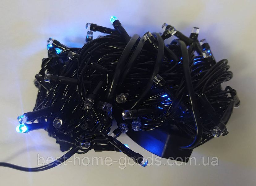 Новорічна світлодіодна гірлянда 100 M-3 блакитний 100Led. 1971 фото