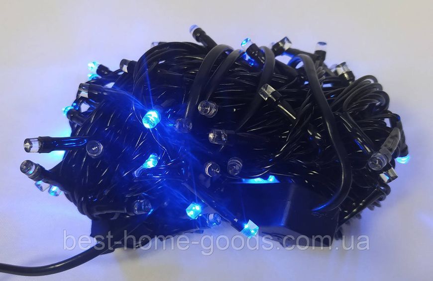 Новорічна світлодіодна гірлянда 100 M-3 блакитний 100Led. 1971 фото